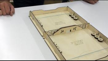 Как сделать настольную игра пакет (Pucket) на лазерном станке.